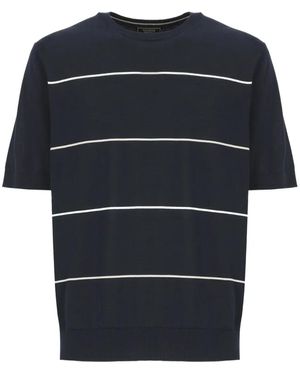 Peserico Gestricktes T-Shirt - Blau