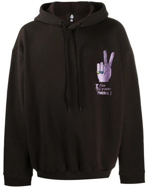 DUOltd Hoodie À Imprimé Graphique - Noir