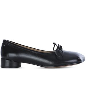 MM6 by Maison Margiela Anatomic Numeric Ballerinas - Black