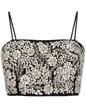 Cinq À Sept Crystal Ivy Nikki Top - Black