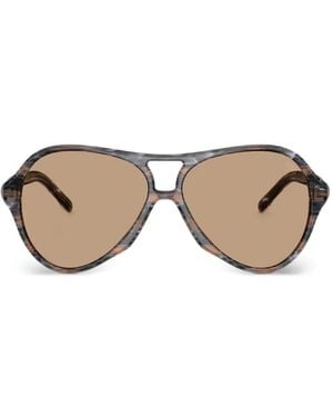 DIESEL Pilot-Frame Sunglasses - Grey