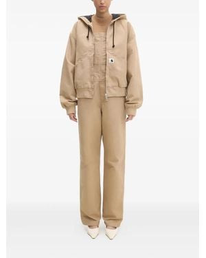 Carhartt W' Bib Organic-Cotton Overalls - Natural