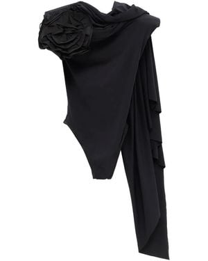 VAQUERA Rose Detail Body - Black