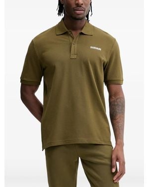 Napapijri Polo Con Logo - Verde