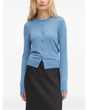 Samsøe & Samsøe Button-Front Cardigan - Blue