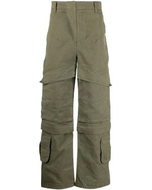Entire studios Hard Wide-Leg Cargo Trousers - Green