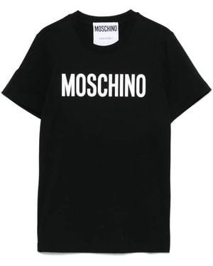 Moschino Logo-Print T-Shirt - Black