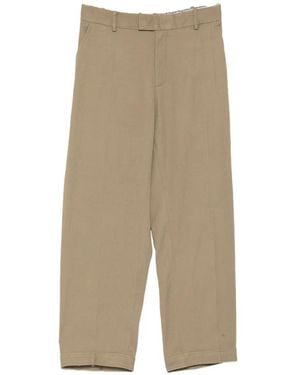 CROQUIS Straight-Tapered Pants - Natural