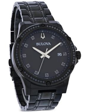 Bulova Crystal Armbanduhr 42Mm - Schwarz