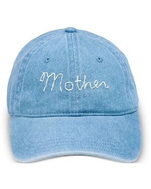 Mother Hats Off Embroidered Denim Cap - Blue