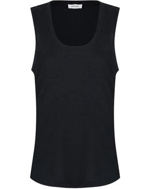 American Vintage Scoop-Neck Tank Top - Black