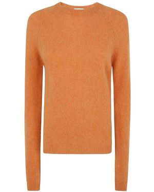 Base London Raglan-Sleeve Jumper - Orange