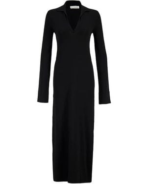 Altuzarra Arp Long-Sleeve Maxi Dress - Black