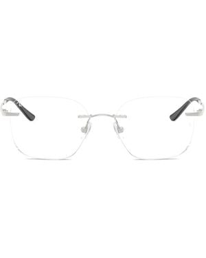 Ray-Ban Rimless Titanium Glasses - White