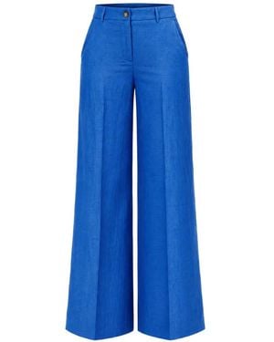 Kaos Pantalon Ample À Plis Marqués - Blue