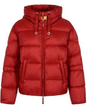 Parajumpers Tilly hooded puffer jacket - Rojo
