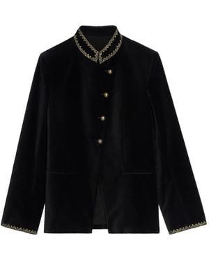 Zadig & Voltaire Giacca Con Decorazione - Nero