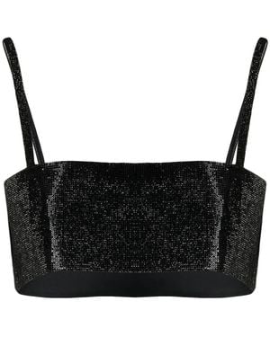 Nue Charlotte Crystal-Embellished Top - Black