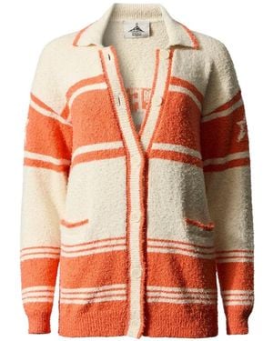 Perfect Moment Schild Cotton Knit Cardigan - Orange