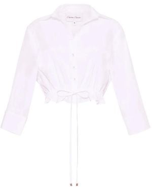 Cara Cara Chemise Oscar À Lien De Resserrage - White