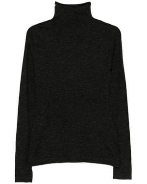 Lauren Manoogian High-Neck Jumper - Black