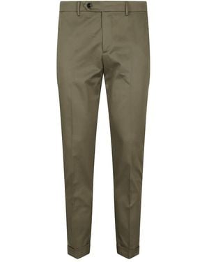 Berwich Cotton Trousers - Green