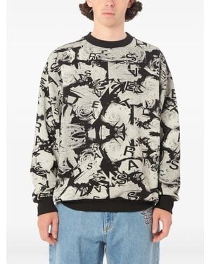 Rassvet (PACCBET) Sweatshirt Mit Grafischem Print - Grau