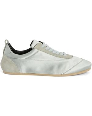 Jil Sander Baskets À Fermetures Scratch - White