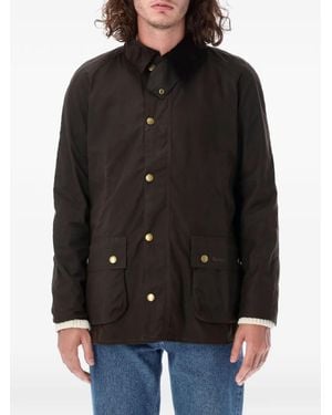 Barbour Ashby Waxed-Cotton Coat - Black