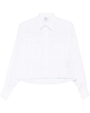 Vetements Long-Sleeve Pocket Shirt - White