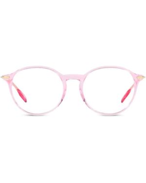 Burberry Alisson Brille Mit Rundem Gestell - Weiß