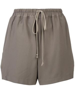 Rick Owens Elasticated Drawstring Shorts - Grey