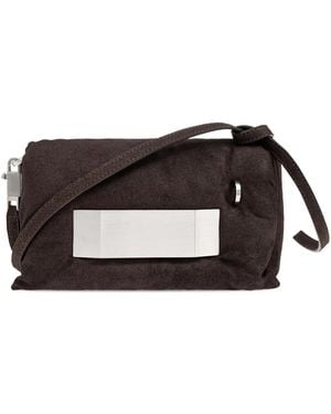 Rick Owens Griffin Padded Shoulder Bag - Black