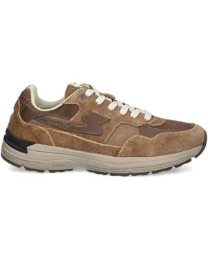 Stepney Workers Club Amiel Strike Sneakers - Braun