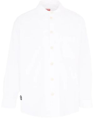KENZO Chedst-Pocket Shirt - White