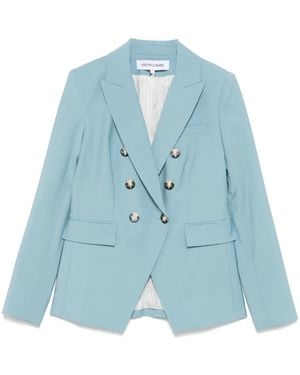 Veronica Beard Miller Dickey Blazer - Blue