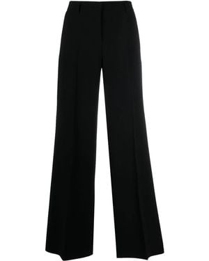 Alberto Biani Flared Tailored-Cut Trousers - Black