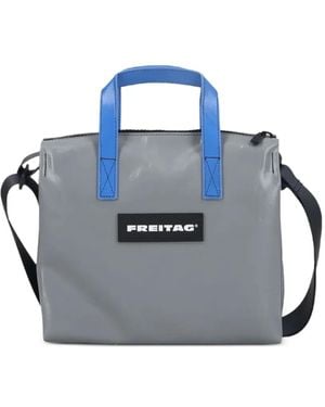 Freitag Bandolera Ruby Pequeña Con Logo - Azul