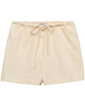 Prada Shorts Piqué - Neutro