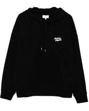 Maison Kitsuné Handwriting パーカー - ブラック