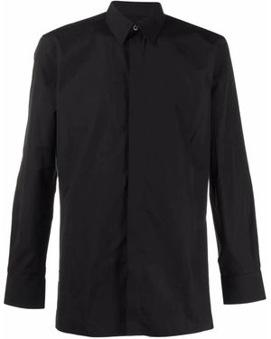 Givenchy Concealed-Placket Shirt - Black