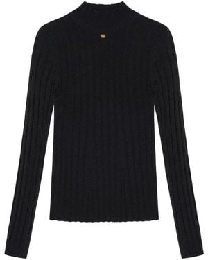 Amiri Ribbed Top - Black