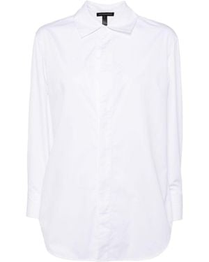 Kiki de Montparnasse Spread-Collar Cotton Shirt - White