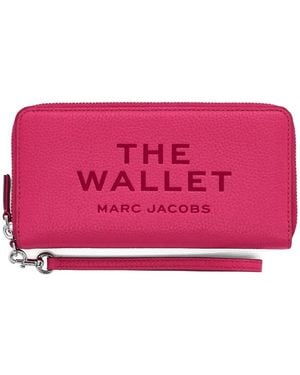 Marc Jacobs The Leather Continental Wallet - Pink