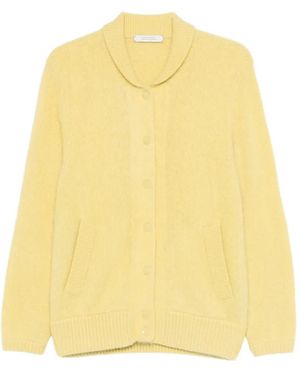 Dorothee Schumacher Side-Pocket Knitted Cardigan - Yellow
