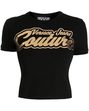 Versace Jeans Couture ロゴ Tシャツ - ブラック