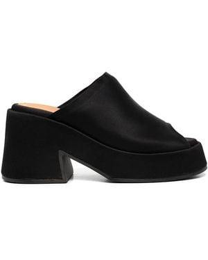 Ganni Platform Chunky Sandals - Black