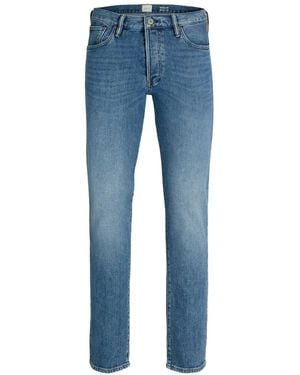 R.D.D. by Jack & Jones Faded-Effect Jeans - Blue
