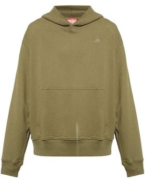 DIESEL Sweatshirt S-Macs-Hood-Megoval-D - Green