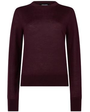 DSquared² D2-Upside-Down Pullover - Purple
